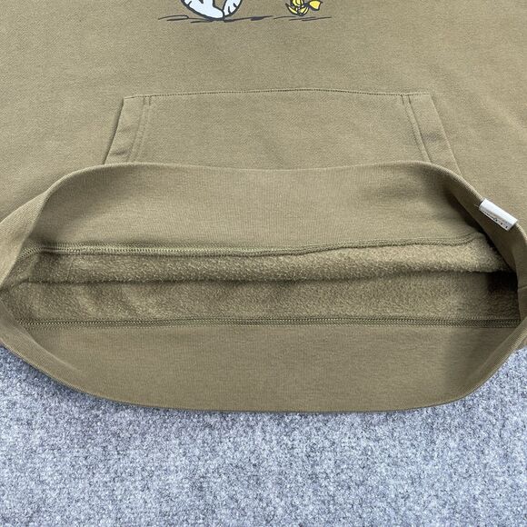 LL Bean X Peanuts Snoopy Hoodie Sweatshirt Size Medium Woodstock Unisex - Picture 6 of 12